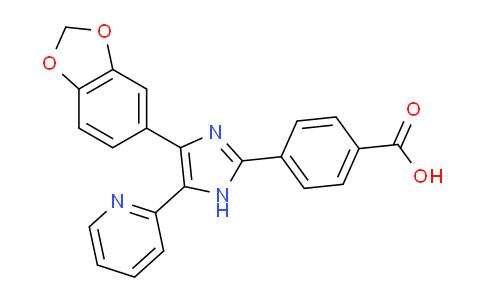 AM241280 | 301836-35-1 | 4-(4-(Benzo[d][1,3]dioxol-5-yl)-5-(pyridin-2-yl)-1H-imidazol-2-yl)benzoic acid