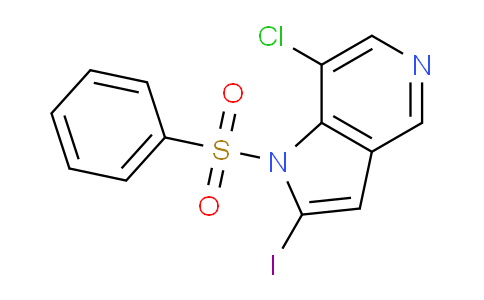 AM241319 | 1260382-90-8 | 7-Chloro-2-iodo-1-(phenylsulfonyl)-1H-pyrrolo[3,2-c]pyridine