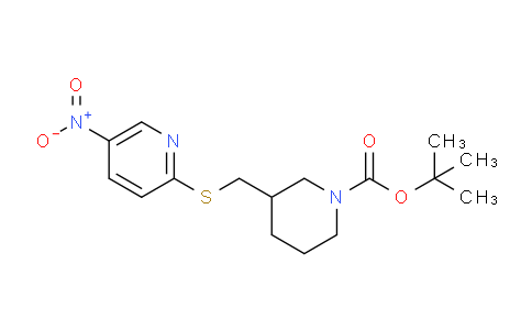 AM241321 | 1353958-98-1 | tert-Butyl 3-(((5-nitropyridin-2-yl)thio)methyl)piperidine-1-carboxylate