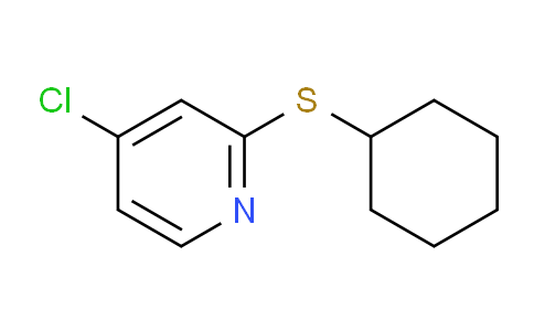 AM241334 | 1346707-38-7 | 4-Chloro-2-(cyclohexylthio)pyridine