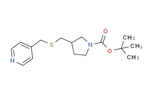 tert-Butyl 3-(((pyridin-4-ylmethyl)thio)methyl)pyrrolidine-1-carboxylate