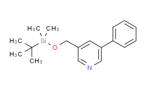 AM241363 | 1245643-90-6 | 3-(((tert-Butyldimethylsilyl)oxy)methyl)-5-phenylpyridine