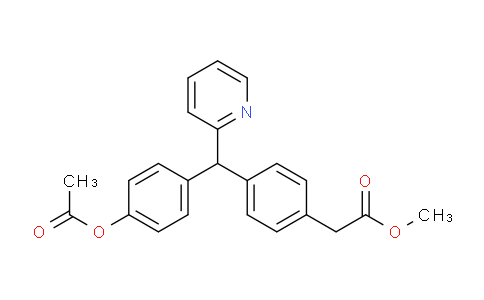 Methyl 2-(4-((4-acetoxyphenyl)(pyridin-2-yl)methyl)phenyl)acetate