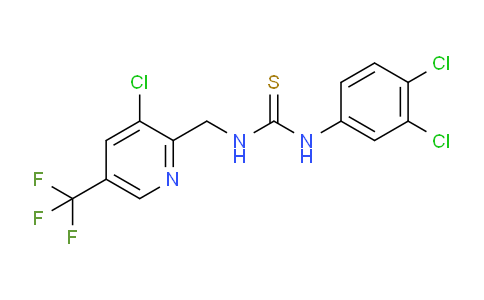 1-((3-Chloro-5-(trifluoromethyl)pyridin-2-yl)methyl)-3-(3,4-dichlorophenyl)thiourea