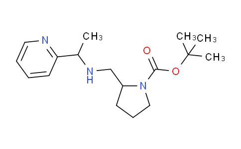 tert-Butyl 2-(((1-(pyridin-2-yl)ethyl)amino)methyl)pyrrolidine-1-carboxylate