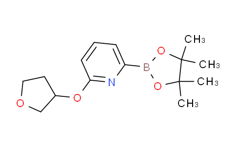 2-((Tetrahydrofuran-3-yl)oxy)-6-(4,4,5,5-tetramethyl-1,3,2-dioxaborolan-2-yl)pyridine
