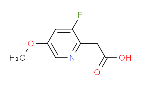 3-Fluoro-5-methoxypyridine-2-acetic acid