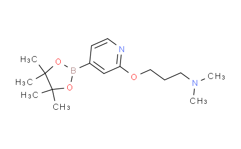 N,N-Dimethyl-3-((4-(4,4,5,5-tetramethyl-1,3,2-dioxaborolan-2-yl)pyridin-2-yl)oxy)propan-1-amine