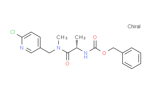 (S)-Benzyl (1-(((6-chloropyridin-3-yl)methyl)(methyl)amino)-1-oxopropan-2-yl)carbamate