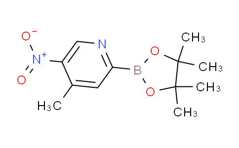 4-Methyl-5-nitro-2-(4,4,5,5-tetramethyl-1,3,2-dioxaborolan-2-yl)pyridine