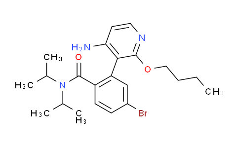 2-(4-Amino-2-butoxypyridin-3-yl)-4-bromo-N,N-diisopropylbenzamide