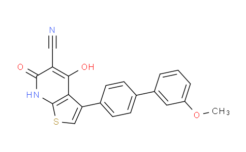 AM241577 | 844499-74-7 | 4-Hydroxy-3-(3'-methoxy-[1,1'-biphenyl]-4-yl)-6-oxo-6,7-dihydrothieno[2,3-b]pyridine-5-carbonitrile