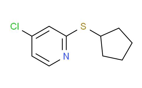 AM241598 | 1346707-37-6 | 4-Chloro-2-(cyclopentylthio)pyridine