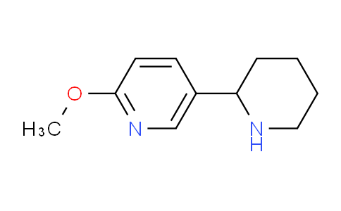 2-Methoxy-5-(piperidin-2-yl)pyridine