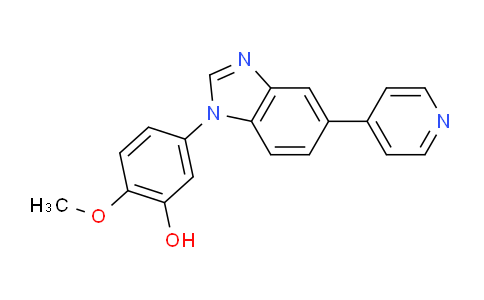 AM241629 | 1799439-07-8 | 2-Methoxy-5-(5-(pyridin-4-yl)-1H-benzo[d]imidazol-1-yl)phenol