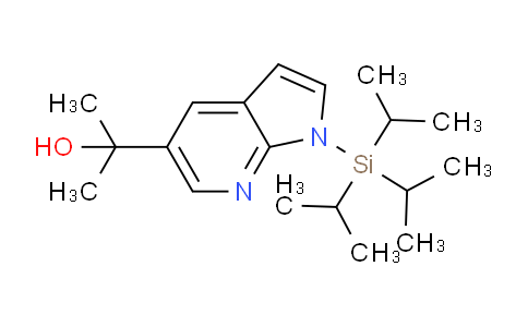 AM241701 | 918523-63-4 | 2-(1-(Triisopropylsilyl)-1H-pyrrolo[2,3-b]pyridin-5-yl)propan-2-ol