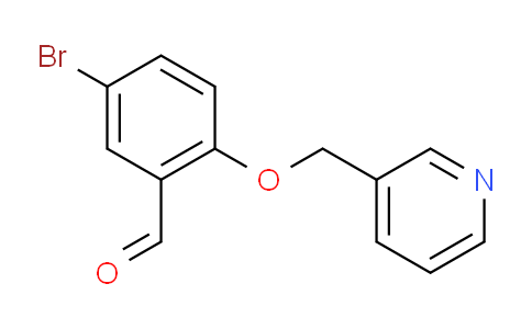 5-Bromo-2-(pyridin-3-ylmethoxy)benzaldehyde