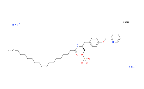 Ammonium (S,Z)-2-(octadec-9-enamido)-3-(4-(pyridin-2-ylmethoxy)phenyl)propyl phosphate