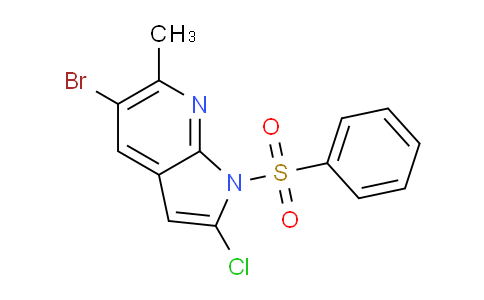 AM241723 | 1227269-09-1 | 5-Bromo-2-chloro-6-methyl-1-(phenylsulfonyl)-1H-pyrrolo[2,3-b]pyridine