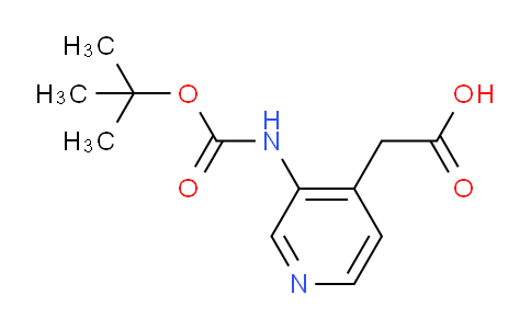 AM241755 | 1260897-23-1 | 2-(3-((tert-Butoxycarbonyl)amino)pyridin-4-yl)acetic acid