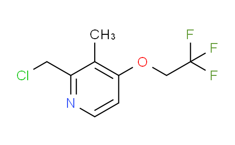 2-(Chloromethyl)-3-methyl-4-(2,2,2-trifluoroethoxy)pyridine
