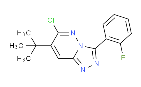 7-(tert-Butyl)-6-chloro-3-(2-fluorophenyl)-[1,2,4]triazolo[4,3-b]pyridazine