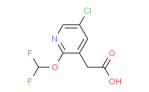 5-Chloro-2-(difluoromethoxy)pyridine-3-acetic acid