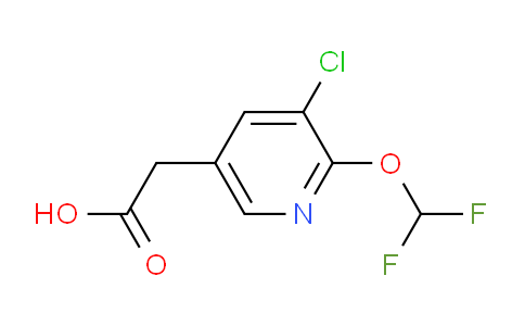 3-Chloro-2-(difluoromethoxy)pyridine-5-acetic acid