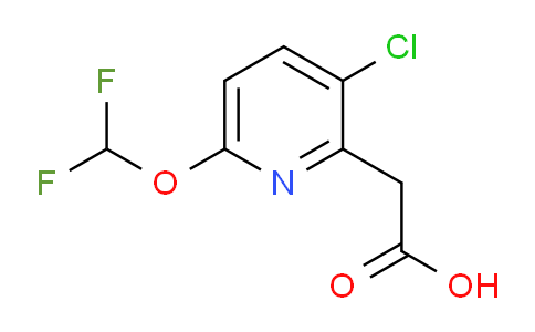 3-Chloro-6-(difluoromethoxy)pyridine-2-acetic acid