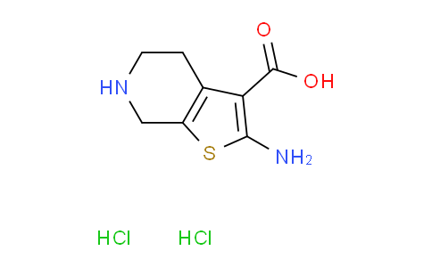 2-Amino-4,5,6,7-tetrahydrothieno[2,3-c]pyridine-3-carboxylic acid dihydrochloride