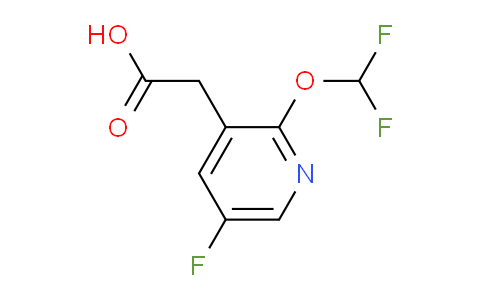 2-Difluoromethoxy-5-fluoropyridine-3-acetic acid