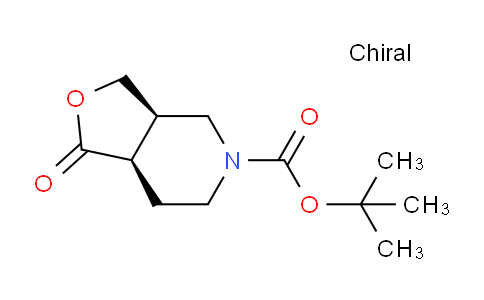 (3aR,7aR)-rel-tert-Butyl 1-oxohexahydrofuro[3,4-c]pyridine-5(3H)-carboxylate