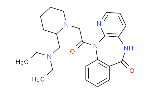 AM241912 | 102394-31-0 | 11-(2-(2-((Diethylamino)methyl)piperidin-1-yl)acetyl)-5H-benzo[e]pyrido[3,2-b][1,4]diazepin-6(11H)-one