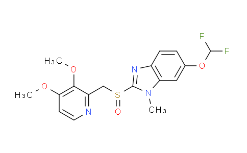 6-(Difluoromethoxy)-2-(((3,4-dimethoxypyridin-2-yl)methyl)sulfinyl)-1-methyl-1H-benzo[d]imidazole
