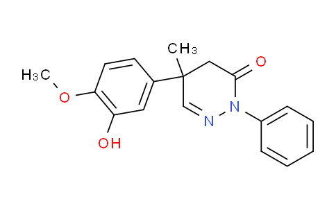 AM241956 | 1092388-61-8 | 5-(3-Hydroxy-4-methoxyphenyl)-5-methyl-2-phenyl-4,5-dihydropyridazin-3(2H)-one