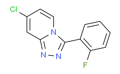 7-Chloro-3-(2-fluorophenyl)-[1,2,4]triazolo[4,3-a]pyridine