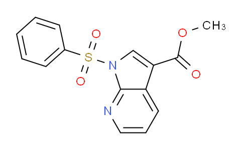 Methyl 1-(phenylsulfonyl)-1H-pyrrolo[2,3-b]pyridine-3-carboxylate