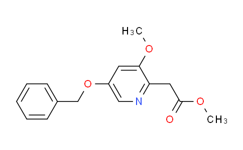 AM242061 | 947763-91-9 | Methyl 2-(5-(benzyloxy)-3-methoxypyridin-2-yl)acetate
