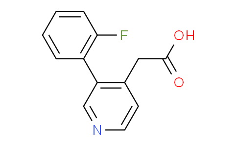 3-(2-Fluorophenyl)pyridine-4-acetic acid