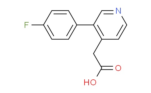 3-(4-Fluorophenyl)pyridine-4-acetic acid