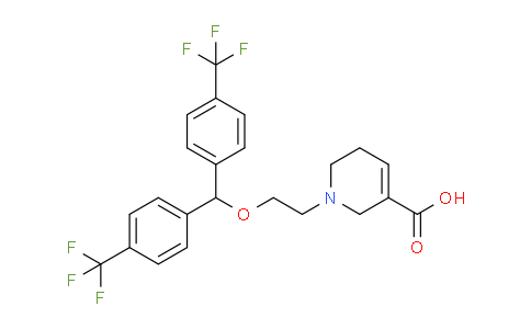 AM242138 | 110283-66-4 | 1-(2-(Bis(4-(trifluoromethyl)phenyl)methoxy)ethyl)-1,2,5,6-tetrahydropyridine-3-carboxylic acid