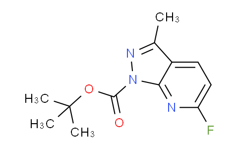 1-Boc-3-methyl-6-fluoro-1H-pyrazolo[3,4-b]pyridine