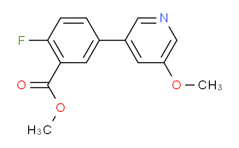 Methyl 2-fluoro-5-(5-methoxypyridin-3-yl)benzoate