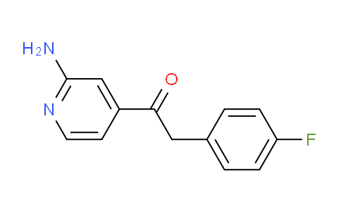 1-(2-Aminopyridin-4-yl)-2-(4-fluorophenyl)ethanone