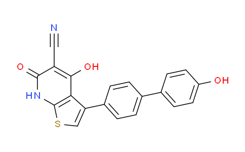 AM242294 | 844499-96-3 | 4-Hydroxy-3-(4'-hydroxy-[1,1'-biphenyl]-4-yl)-6-oxo-6,7-dihydrothieno[2,3-b]pyridine-5-carbonitrile