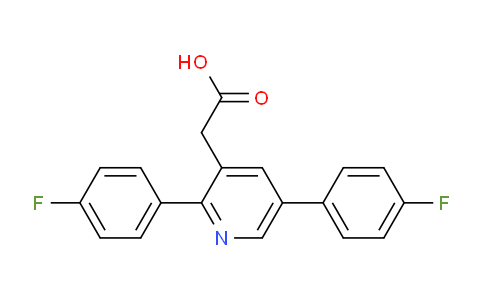 2,5-Bis(4-fluorophenyl)pyridine-3-acetic acid