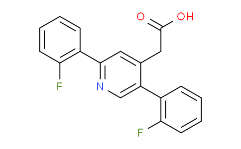 2,5-Bis(2-fluorophenyl)pyridine-4-acetic acid