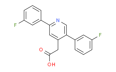 2,5-Bis(3-fluorophenyl)pyridine-4-acetic acid