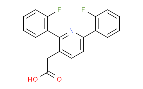 2,6-Bis(2-fluorophenyl)pyridine-3-acetic acid