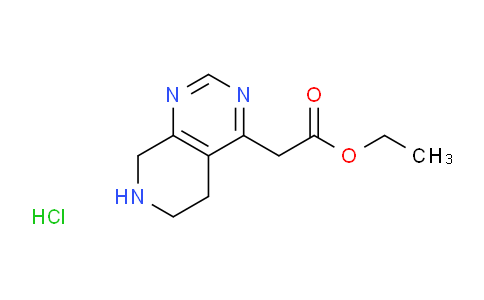 Ethyl 2-(5,6,7,8-tetrahydropyrido[3,4-d]pyrimidin-4-yl)acetate hydrochloride